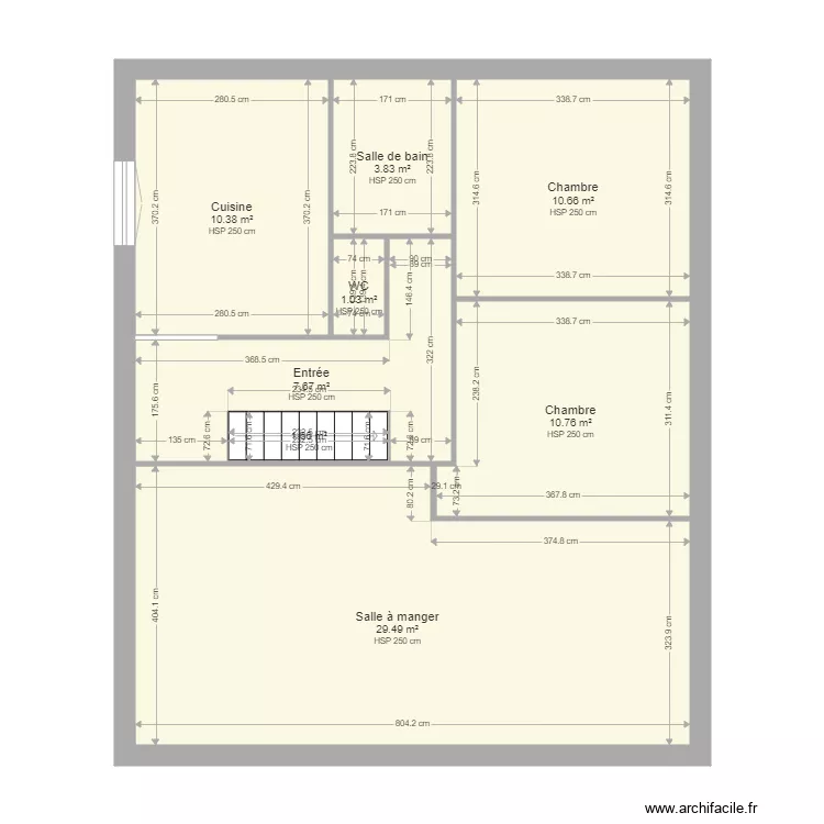 ANNIE BEAUDET. Plan de 