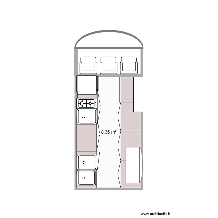 camion food truck. Plan de 0 pièce et 0 m2