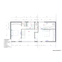 Plan &eacute;lectrique &eacute;tage Maisonnette 