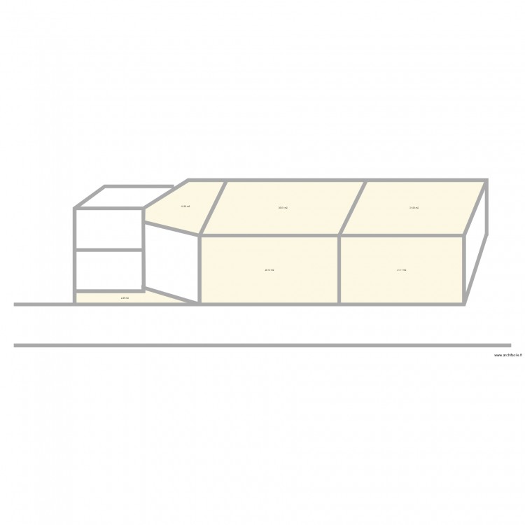 hangar facade. Plan de 0 pièce et 0 m2