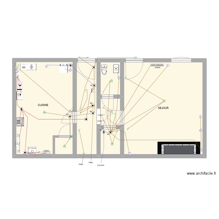 tignac. Plan de 0 pièce et 0 m2