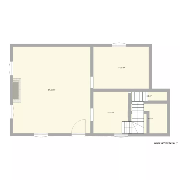 grande maison RDC. Plan de grande maison RDC. Plan de