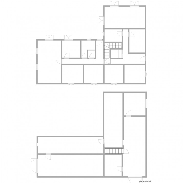 plan CARCONE avec sous sol. Plan de 0 pièce et 0 m2