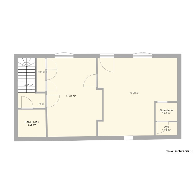 vielle maison moins disant. Plan de 0 pièce et 0 m2