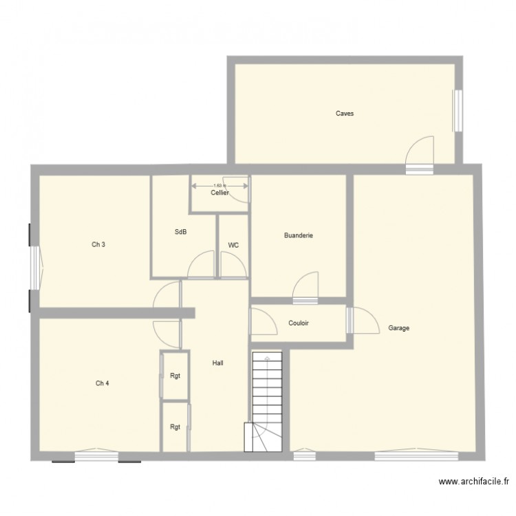 Maison IDA RdC. Plan de 0 pièce et 0 m2