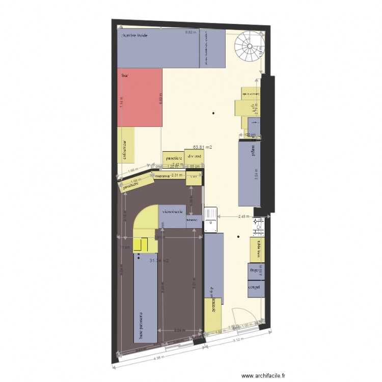 garlan 48. Plan de 0 pièce et 0 m2