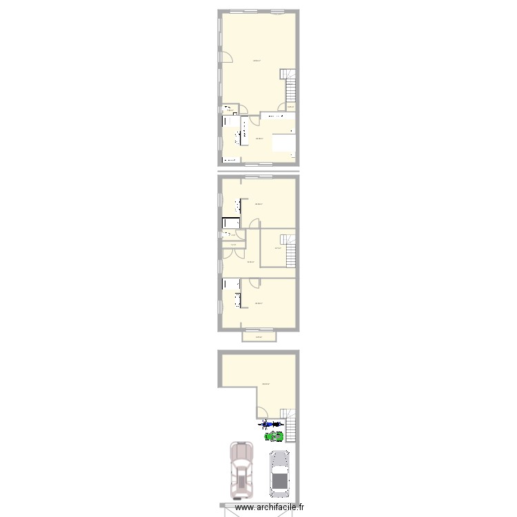 Maison. Plan de 0 pièce et 0 m2