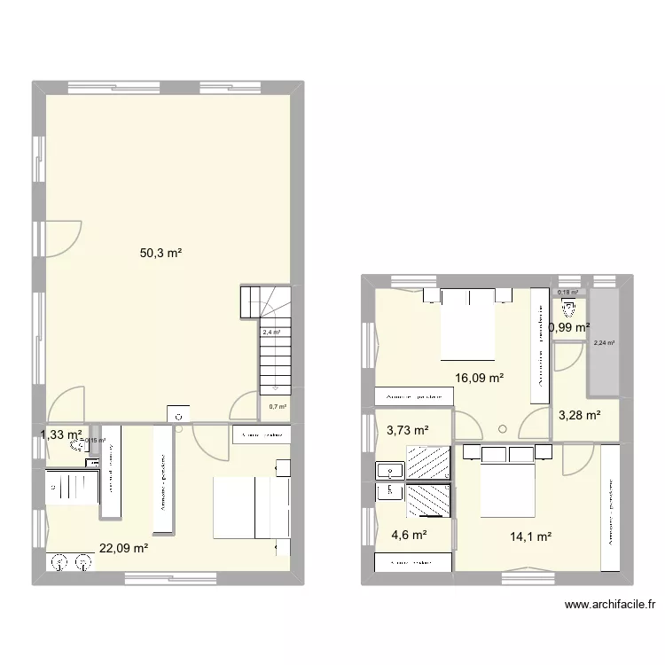 Maison. Plan de Maison. Plan de