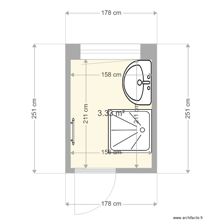 Coulon luc sdb avant. Plan de 0 pièce et 0 m2