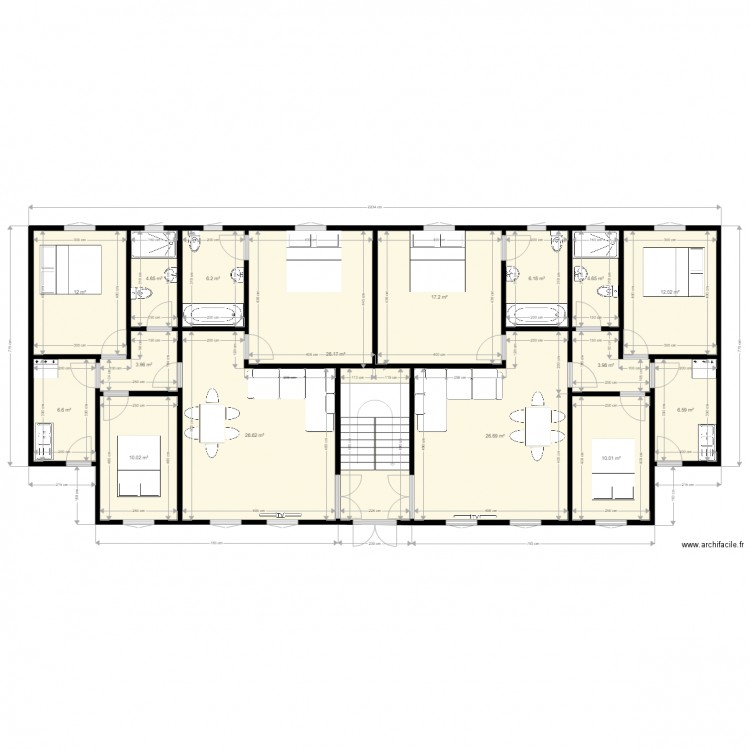 Nouveaux appartements. Plan de 0 pièce et 0 m2