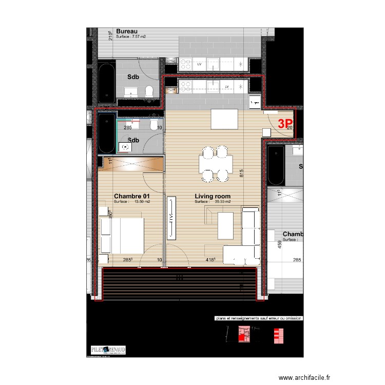 Roxane 2. Plan de 0 pièce et 0 m2