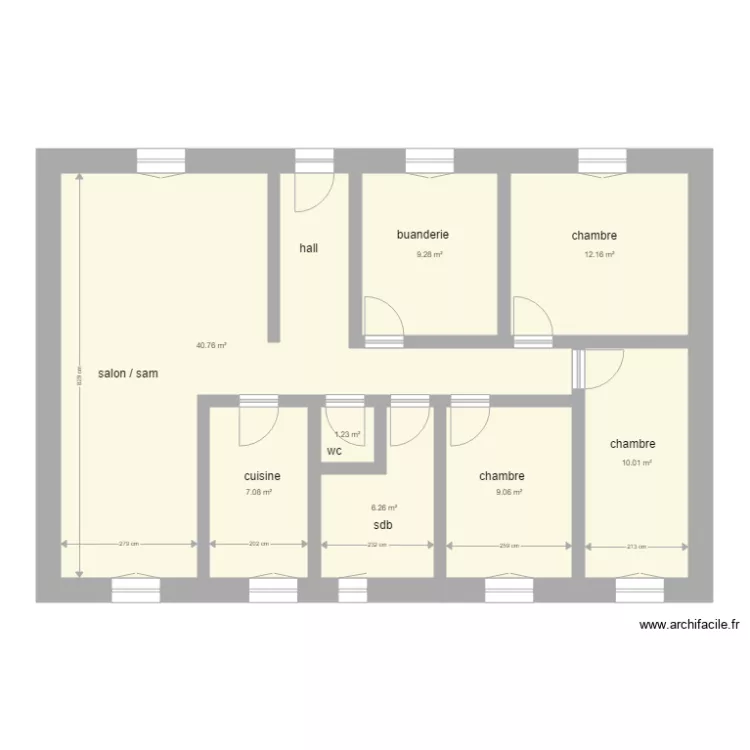 plan chapon . Plan de 