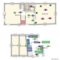 plan brut brunch interieur plan vierge