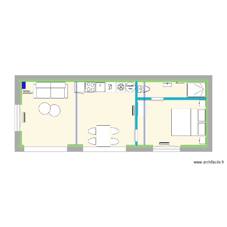 Dépendance Projet. Plan de 0 pièce et 0 m2