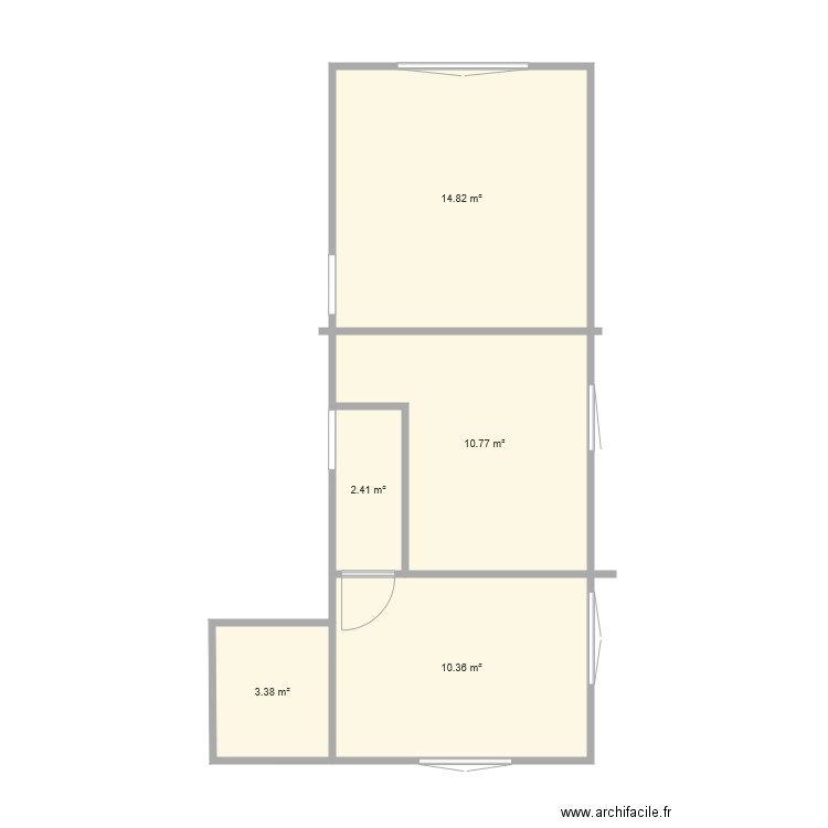 Chambres Apart bas test 3. Plan de 0 pièce et 0 m2