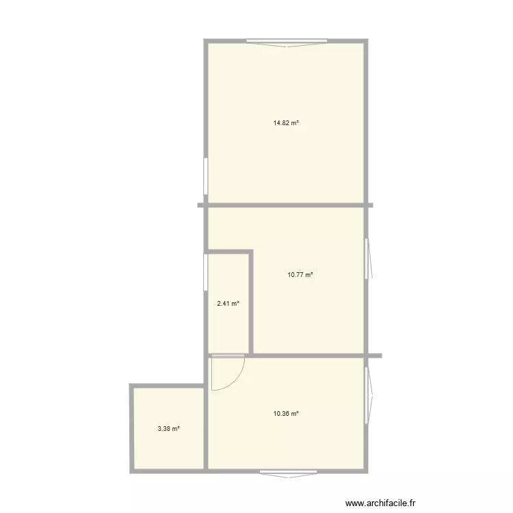 Chambres Apart bas test 3. Plan de 