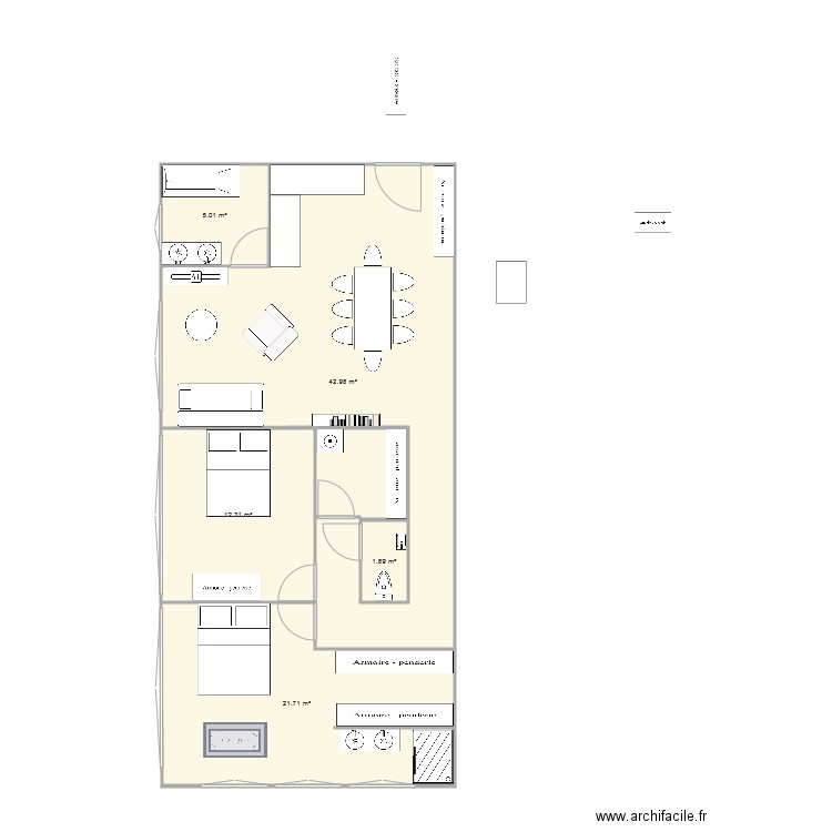 1er etage T3 2. Plan de 0 pièce et 0 m2