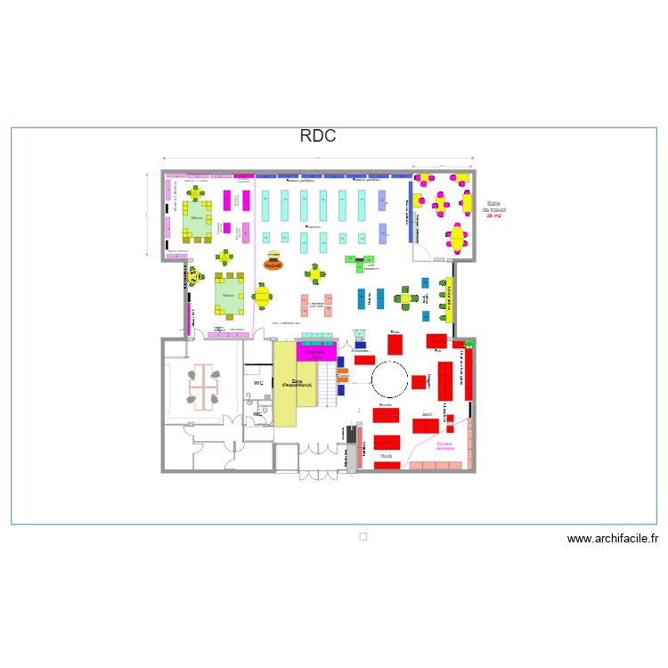 RDC SANNOIS V1. Plan de 0 pièce et 0 m2 RDC SANNOIS V1. Plan de 0 pièce et 0 m2