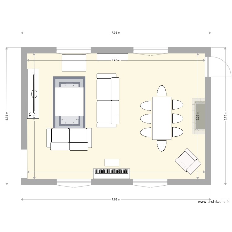 salon st crepin v9. Plan de 0 pièce et 0 m2