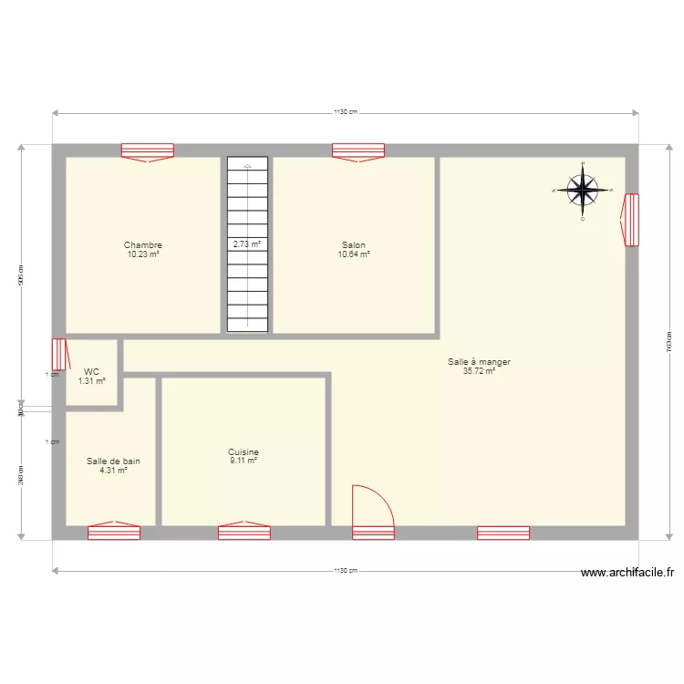 Fougere Noailly. Plan de 