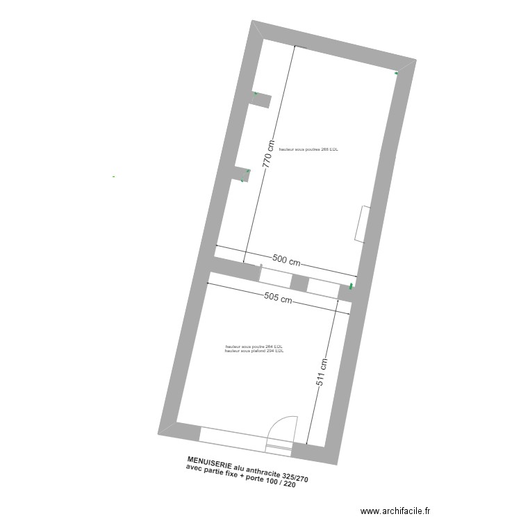 GUITARD PROJET  RDC facade. Plan de 0 pièce et 0 m2