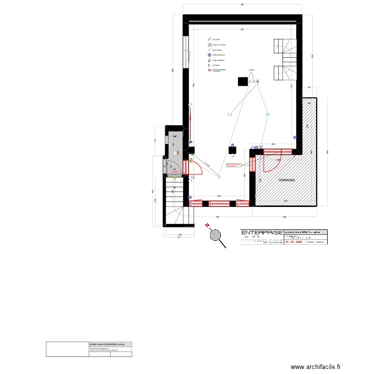SMV II. Plan de 4 pièces et 71 m2