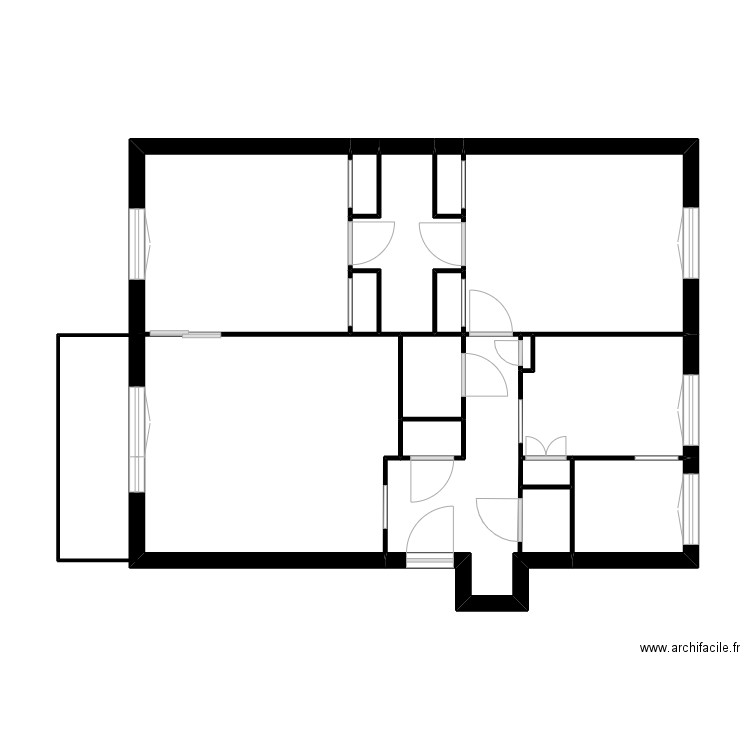 BLET. Plan de 13 pièces et 39 m2