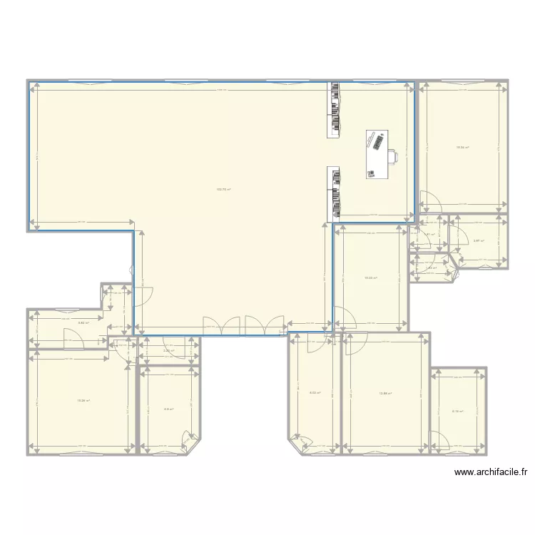 PLAN 21 HOCHE PROJET. Plan de 