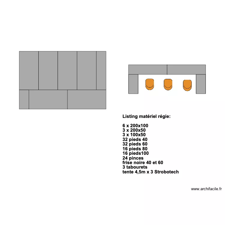 r&eacute;gie Cit&eacute; Bleue. Plan de 