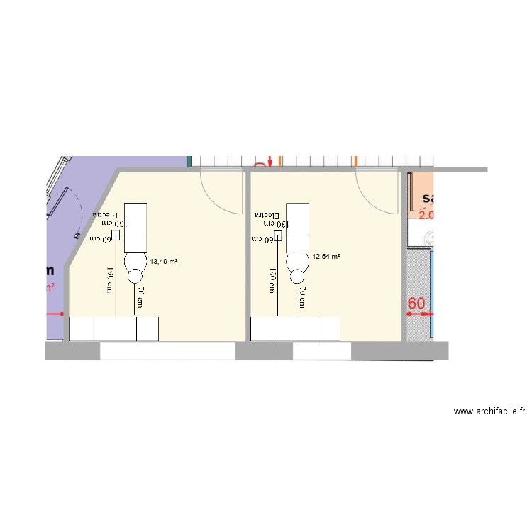 SO CLINIC 9 ET 10 2. Plan de 0 pièce et 0 m2