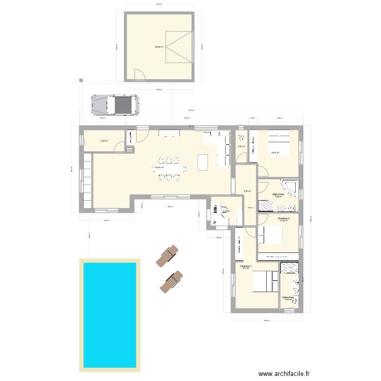 Plan de masse vdef. Plan de 0 pièce et 0 m2