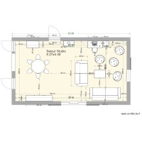 studio séjour dimensions portes et fenetes 