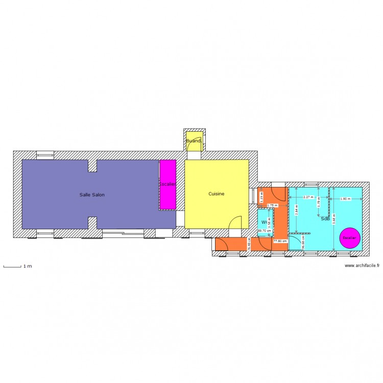 Gabillons cote RDC. Plan de 0 pièce et 0 m2