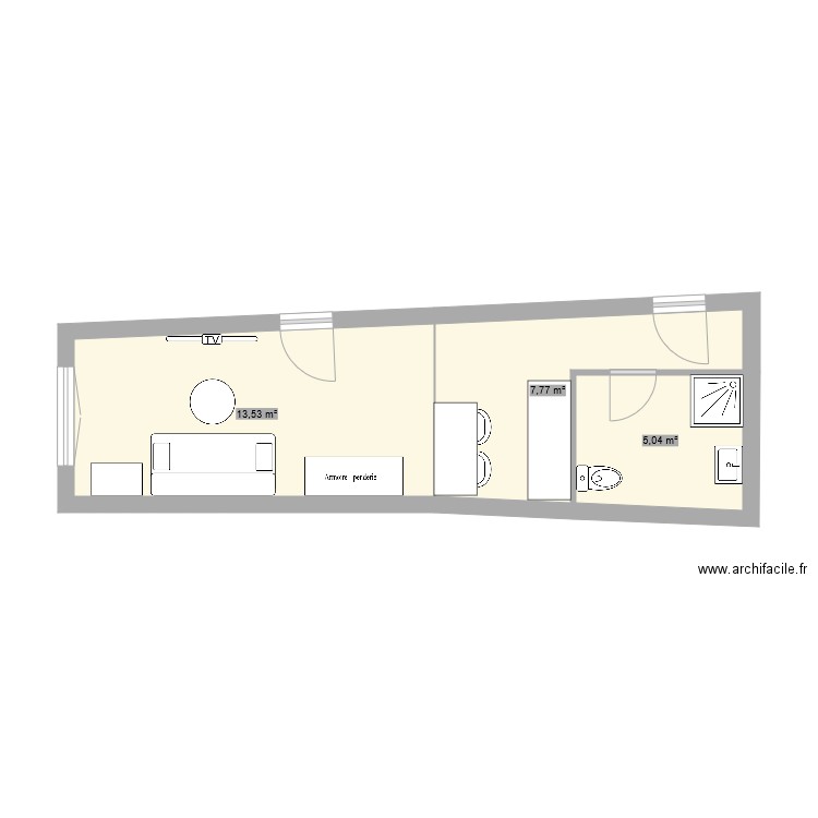 rdc manosque. Plan de 0 pièce et 0 m2