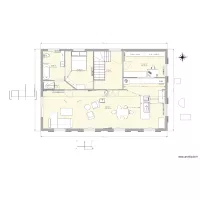 plan grand fenetre salon inverse