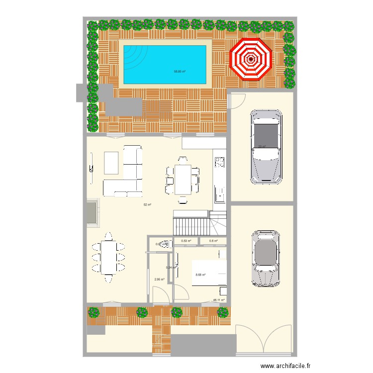 maison2. Plan de 0 pièce et 0 m2