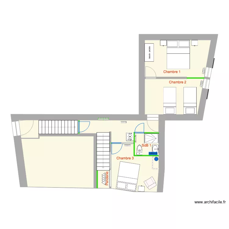 1&Eacute;TAGE MODIF ELECTRICIT&Eacute;. Plan de 