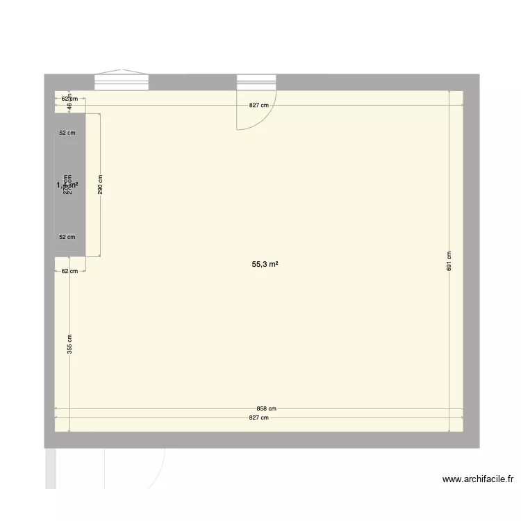 de montalembert. Plan de 