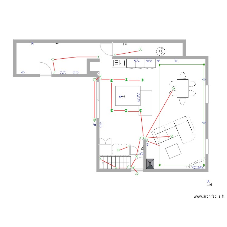 francs. Plan de 0 pièce et 0 m2