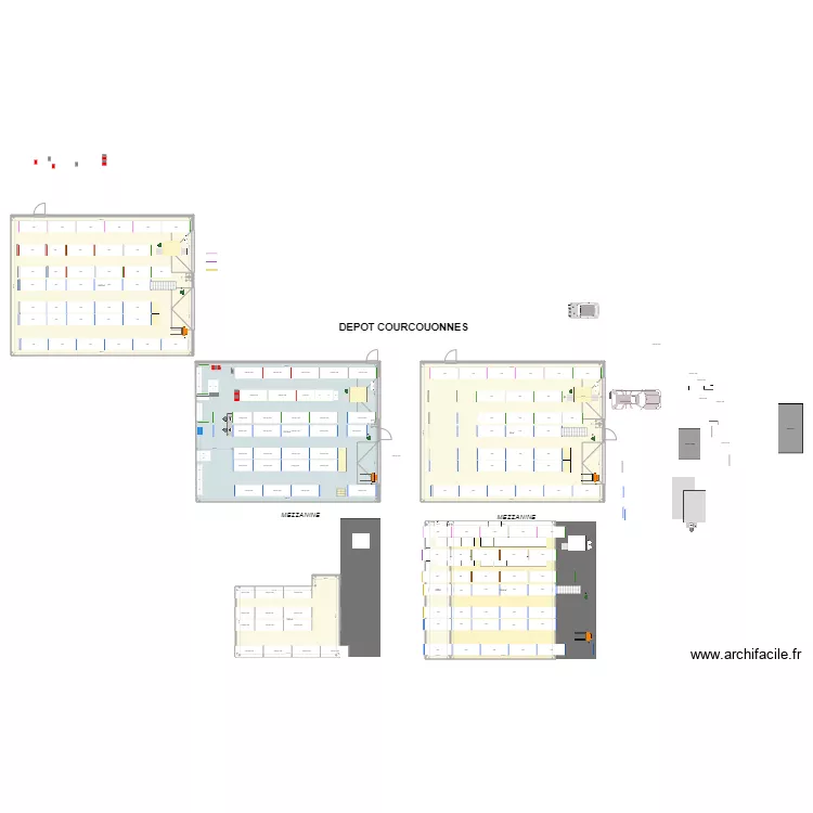 evry 230m TER. Plan de 