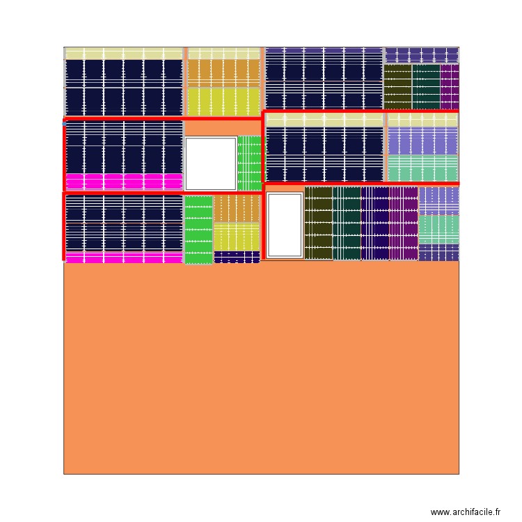 panneaux. Plan de 0 pièce et 0 m2