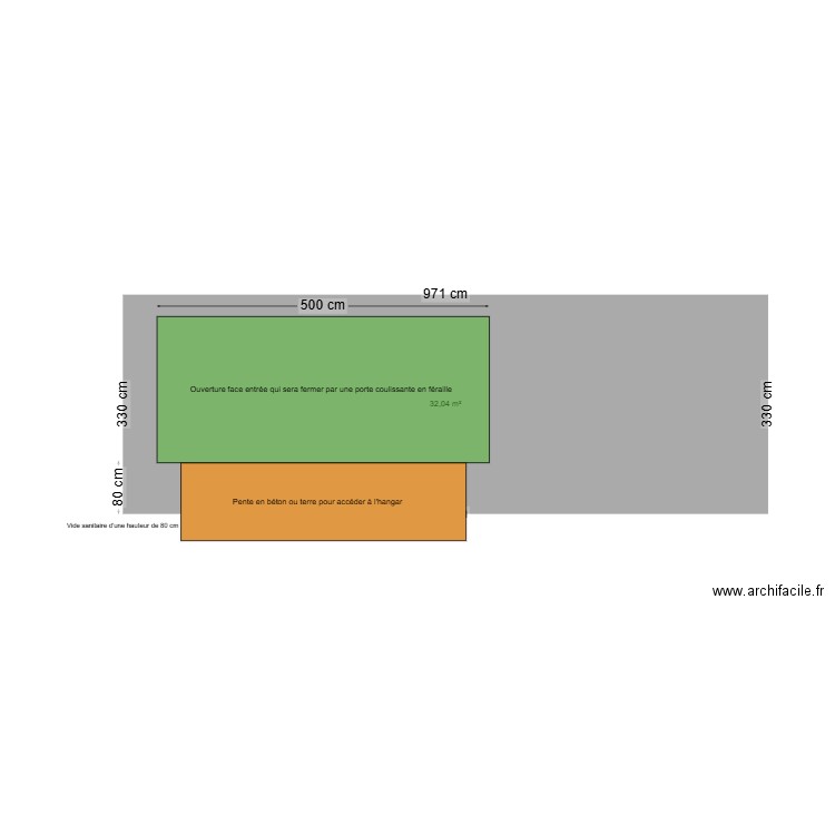 PLAN DE FACADE ENTREE. Plan de 0 pièce et 0 m2