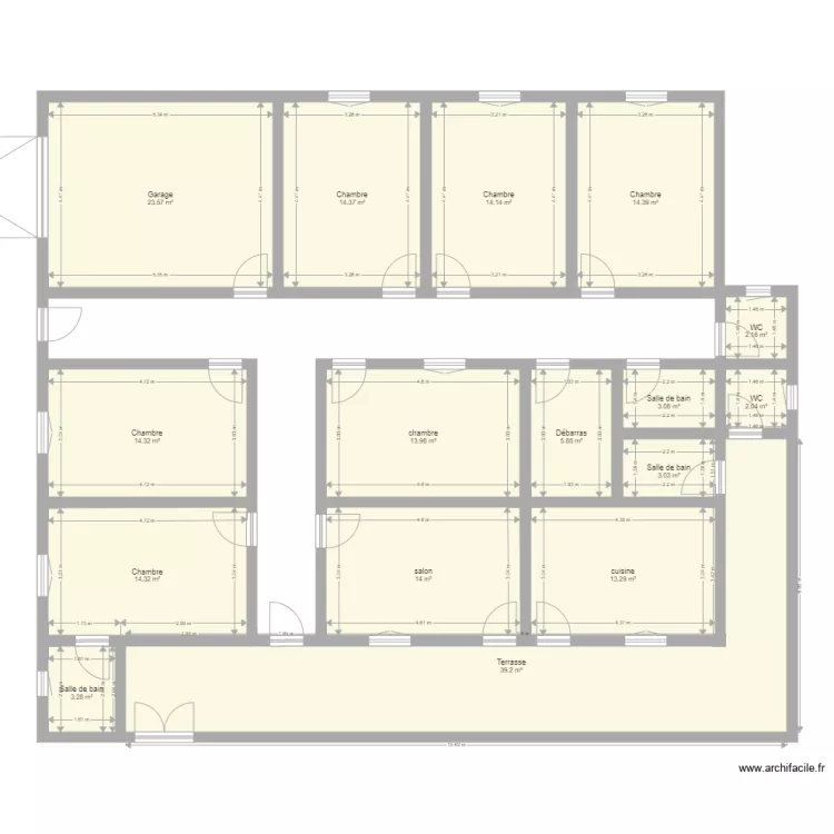 maison Guin&eacute;e. Plan de 
