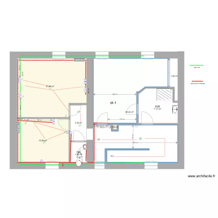 plan elec amenagement. Plan de 