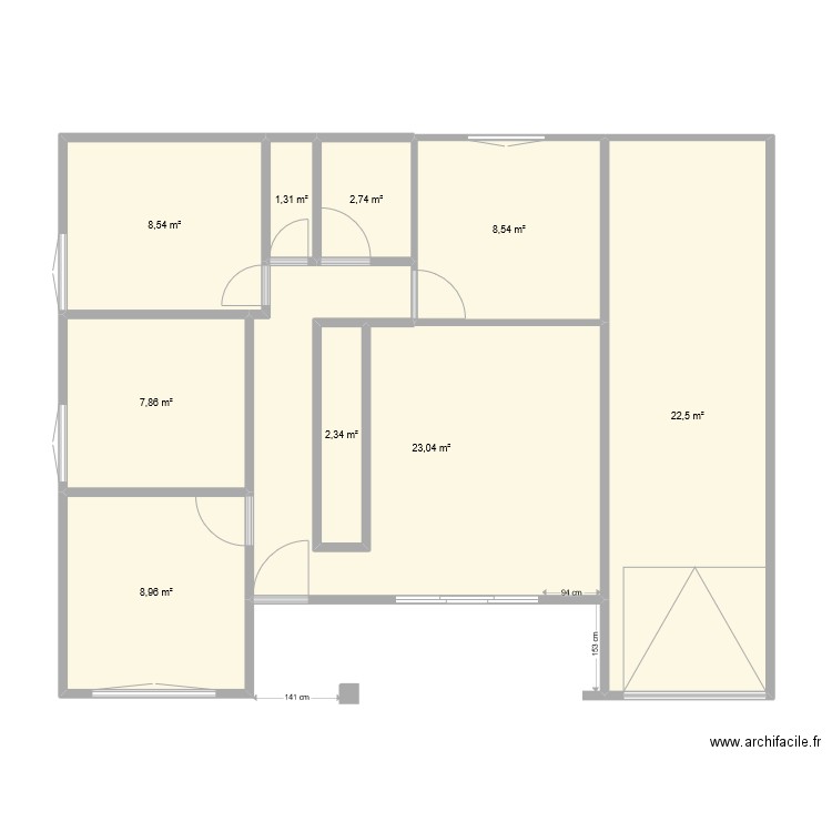 LABADIER EXISTANT ok. Plan de 0 pièce et 0 m2
