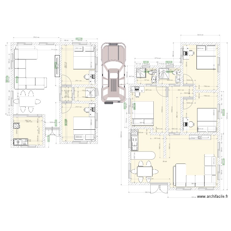 PROJET MAISON HABITATION 001. Plan de 0 pièce et 0 m2