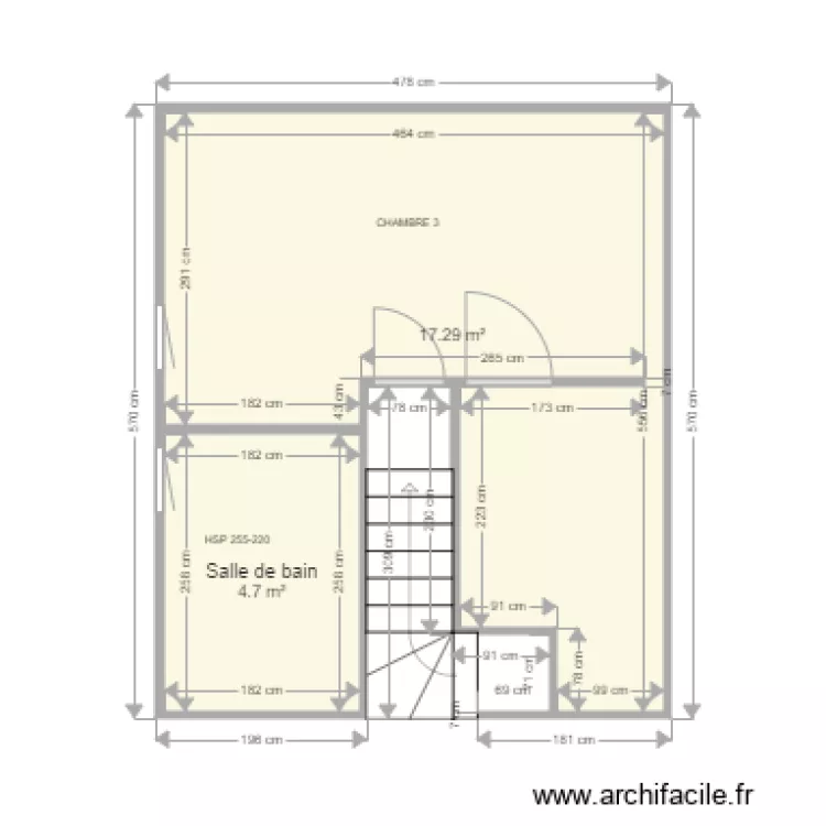 ETAGE 2 ACTUEL. Plan de ETAGE 2 ACTUEL. Plan de