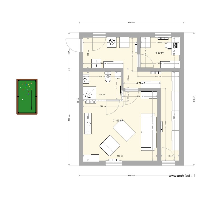 GARAGE 1. Plan de 0 pièce et 0 m2