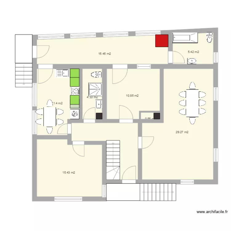Maison RDC Origine Parents. Plan de Maison RDC Origine Parents. Plan de