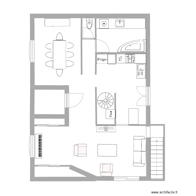 Amandine. Plan de 0 pièce et 0 m2